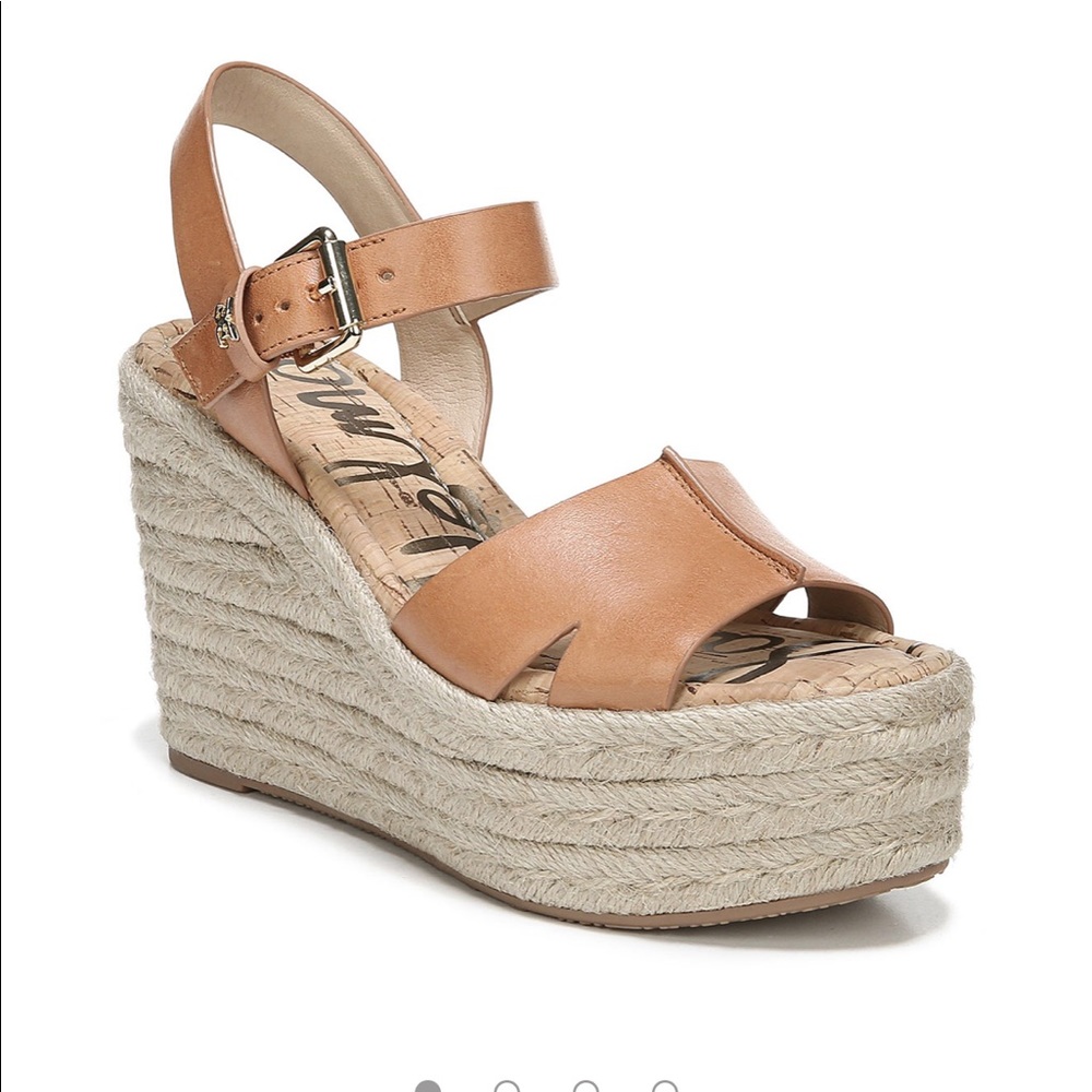 Sam Edelman platform espadrille sandals